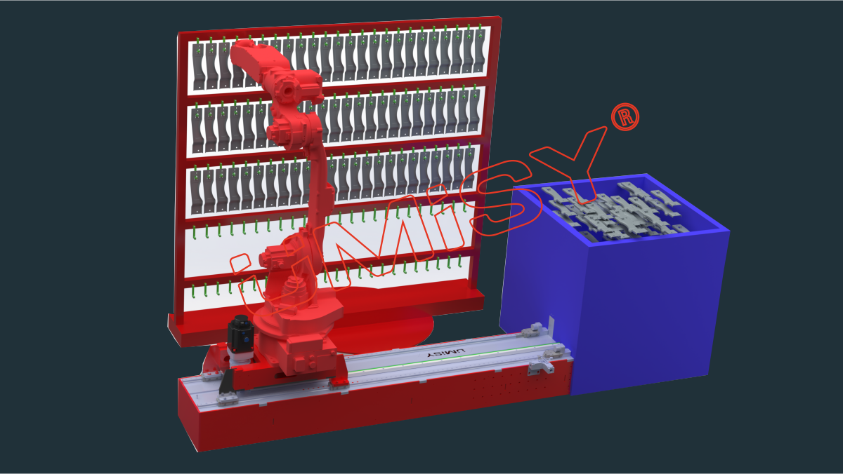 Wir lösen eine der größten Herausforderungen beim robotischen Aufhängen und Entnehmen gemischter Teile in KTL-Beschichtungsprozessen.